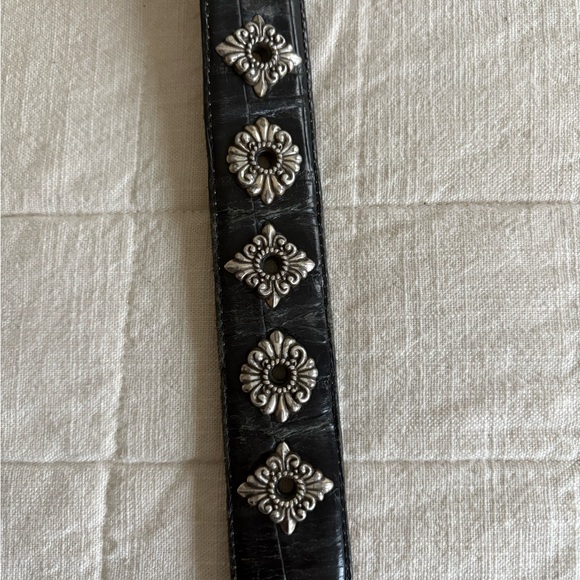 Brighton vintage genuine, leather women’s belt size small/medium - Picture 3 of 7